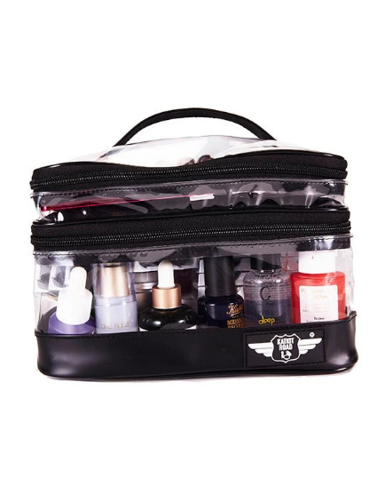 Cosmetic Case with Makeup Brush Pouch