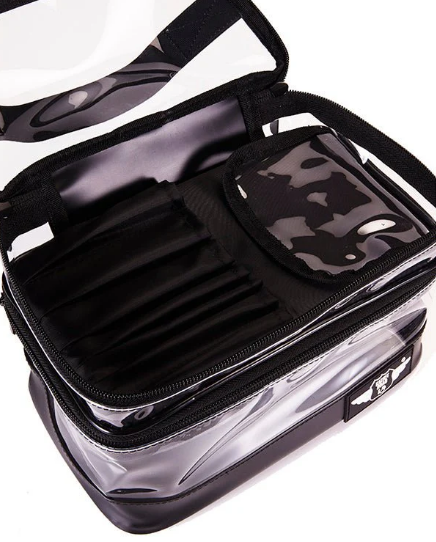 Cosmetic Case with Makeup Brush Pouch