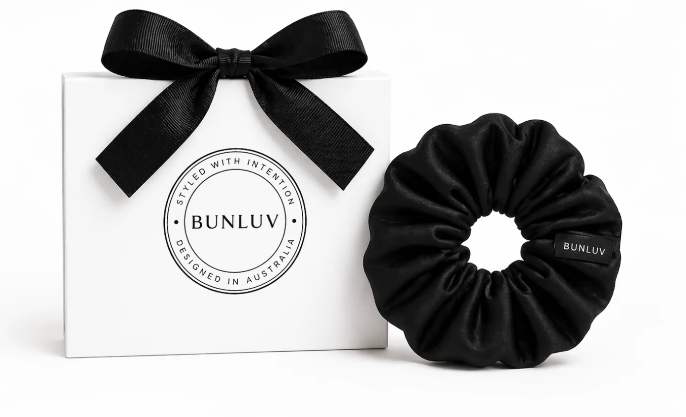 SMARTCORE - Mulberry Silk Scrunchie – Black