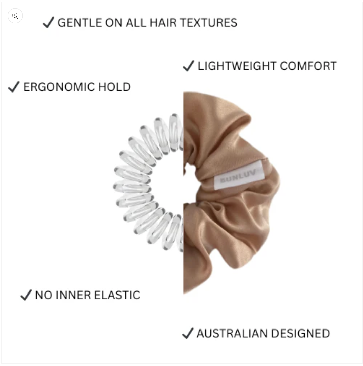 Mulberry Silk Scrunchie – Nude