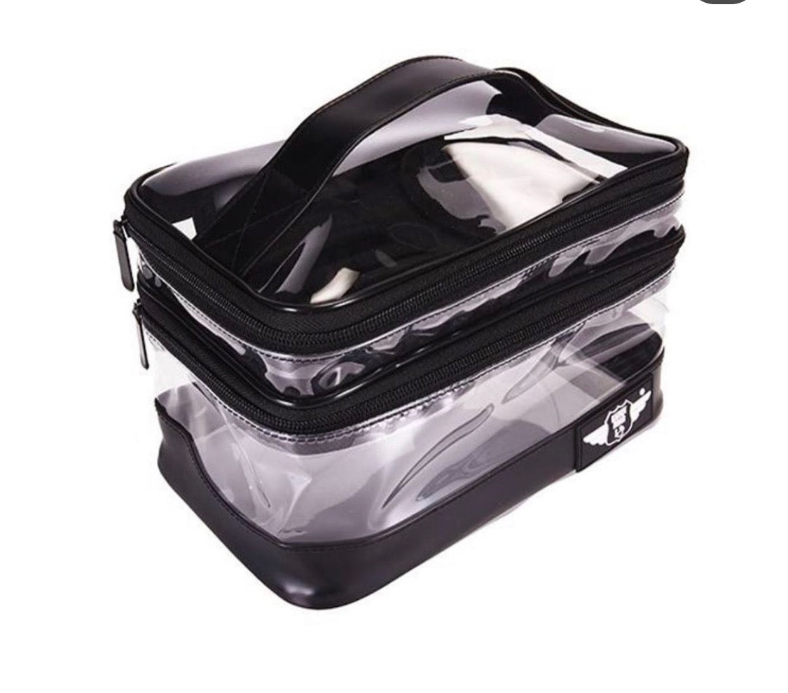 Cosmetic Case with Makeup Brush Pouch