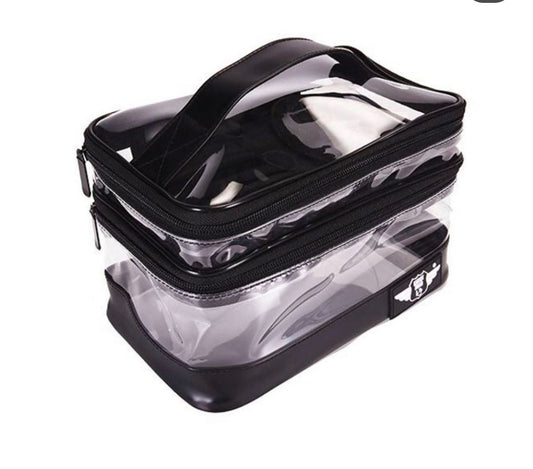 Cosmetic Case with Makeup Brush Pouch