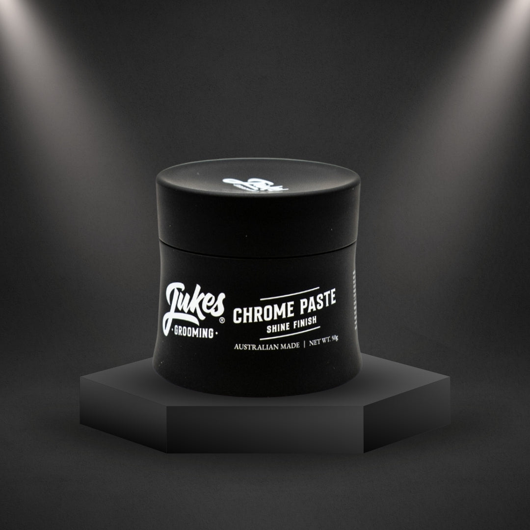 Jukes Grooming Chrome Paste – shine finish, high hold