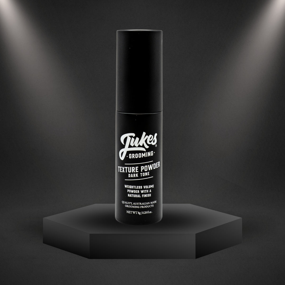 Jukes Grooming Texture Powder – Dark Tone for dark hair